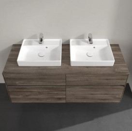 Тумба под раковину Villeroy & Boch Collaro 140х50 см ДСП каменный дуб C07600RK