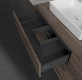 Тумба под раковину Villeroy & Boch Collaro 140х50 см ДСП каменный дуб C07600RK