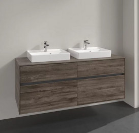 Тумба под раковину Villeroy & Boch Collaro 140х50 см ДСП каменный дуб C07600RK