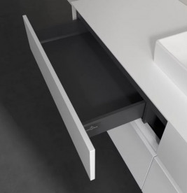 Тумба под раковину Villeroy & Boch Collaro 160х50 см МДФ глянцевый белый C07700DH