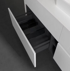 Тумба під раковину Villeroy&Boch Collaro 160х50 см ДСП білий матовий C07700MS