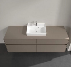 Тумба под раковину Villeroy & Boch Collaro 160х50 см ДСП трюфель серый C07700VG