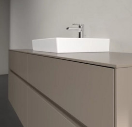 Тумба под раковину Villeroy & Boch Collaro 160х50 см ДСП трюфель серый C07700VG