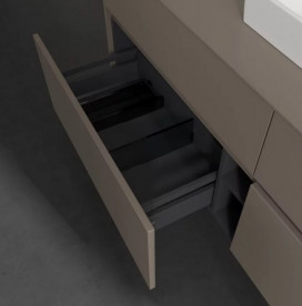 Тумба под раковину Villeroy & Boch Collaro 160х50 см ДСП трюфель серый C07700VG