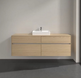 Тумба под раковину Villeroy & Boch Collaro 160х50 см ДСП северный дуб C07700VJ