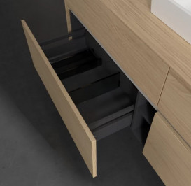 Тумба под раковину Villeroy & Boch Collaro 160х50 см ДСП северный дуб C07700VJ