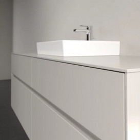 Тумба под раковину Villeroy & Boch Collaro 160х50 см ДСП мягкий серый C07700VK