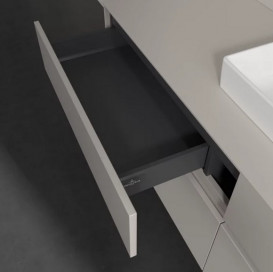 Тумба под раковину Villeroy & Boch Collaro 160х50 см ДСП мягкий серый C07700VK
