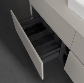 Тумба под раковину Villeroy & Boch Collaro 160х50 см ДСП мягкий серый C07700VK