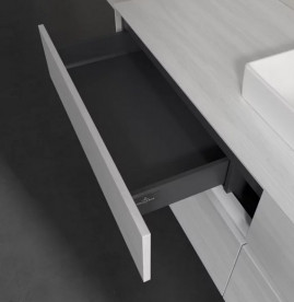 Тумба під раковину Villeroy&Boch Collaro 160х50 см ДСП біле дерево C07700E8