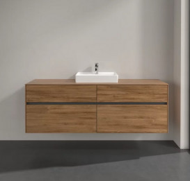 Тумба под раковину Villeroy & Boch Collaro 160х50 см ДСП дуб канзас C07700RH