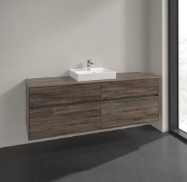 Тумба под раковину Villeroy & Boch Collaro 160х50 см ДСП каменный дуб C07700RK