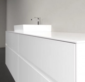 Тумба под раковину Villeroy & Boch Collaro 160х50 см МДФ глянцевый белый C07800DH