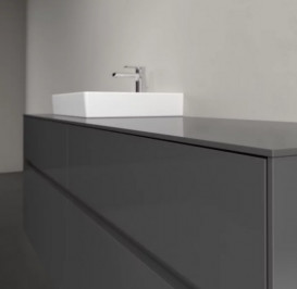 Тумба під раковину Villeroy&Boch Collaro 160х50 см МДФ глянсовий сірий C07800FP