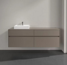 Тумба под раковину Villeroy & Boch Collaro 160х50 см ДСП трюфель серый C07800VG