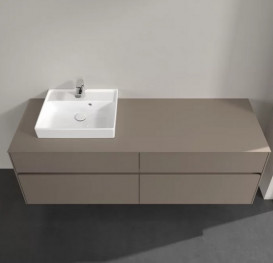 Тумба под раковину Villeroy & Boch Collaro 160х50 см ДСП трюфель серый C07800VG