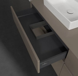 Тумба под раковину Villeroy & Boch Collaro 160х50 см ДСП трюфель серый C07800VG
