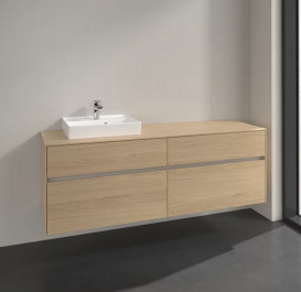 Тумба под раковину Villeroy & Boch Collaro 160х50 см ДСП северный дуб C07800VJ