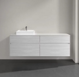 Тумба под раковину Villeroy & Boch Collaro 160х50 см ДСП белое дерево C07800E8