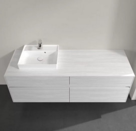 Тумба под раковину Villeroy & Boch Collaro 160х50 см ДСП белое дерево C07800E8