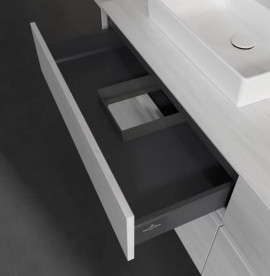 Тумба под раковину Villeroy & Boch Collaro 160х50 см ДСП белое дерево C07800E8