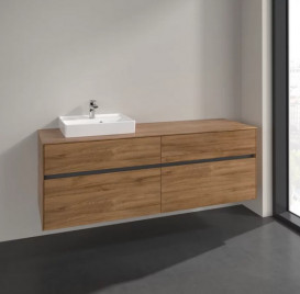 Тумба под раковину Villeroy & Boch Collaro 160х50 см ДСП дуб канзас C07800RH