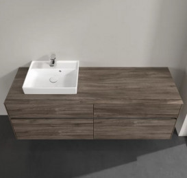 Тумба під раковину Villeroy & Boch Collaro 160х50 см ДСП кам'яний дуб C07800RK