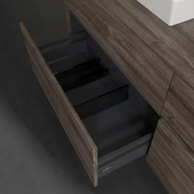 Тумба під раковину Villeroy & Boch Collaro 160х50 см ДСП кам'яний дуб C07800RK