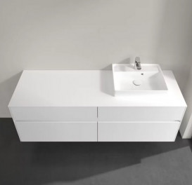 Тумба под раковину Villeroy & Boch Collaro 160х50 см ДСП белый матовый C07900MS