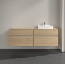 Тумба под раковину Villeroy & Boch Collaro 160х50 см ДСП северный дуб C07900VJ