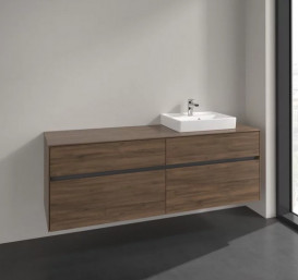 Тумба під раковину Villeroy & Boch Collaro 160х50 см ДСП дуб аризона C07900VH