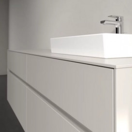 Тумба під раковину Villeroy&Boch Collaro 160х50 см ДСП м'який сірий C07900VK