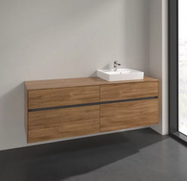 Тумба під раковину Villeroy & Boch Collaro 160х50 см ДСП дуб канзас C07900RH