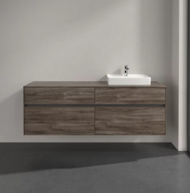 Тумба під раковину Villeroy & Boch Collaro 160х50 см ДСП кам'яний дуб C07900RK