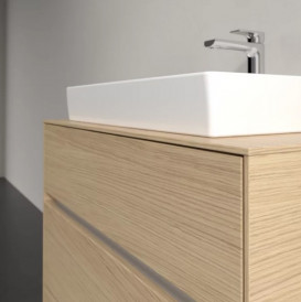 Тумба під раковину Villeroy & Boch Collaro 80х50 см ДСП північний дуб C08000VJ