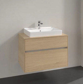 Тумба під раковину Villeroy & Boch Collaro 80х50 см ДСП північний дуб C08000VJ