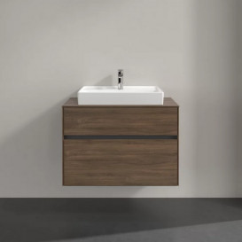 Тумба під раковину Villeroy & Boch Collaro 80х50 см ДСП дуб аризона C08000VH