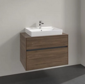 Тумба під раковину Villeroy & Boch Collaro 80х50 см ДСП дуб аризона C08000VH