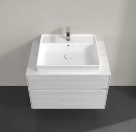 Тумба под раковину Villeroy & Boch Collaro 80х50 см ДСП белое дерево C08000E8