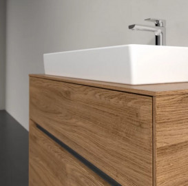 Тумба под раковину Villeroy & Boch Collaro 80х50 см ДСП дуб канзас C08000RH