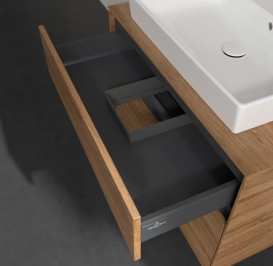 Тумба под раковину Villeroy & Boch Collaro 80х50 см ДСП дуб канзас C08000RH