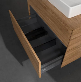 Тумба под раковину Villeroy & Boch Collaro 80х50 см ДСП дуб канзас C08000RH