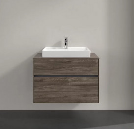 Тумба под раковину Villeroy & Boch Collaro 80х50 см ДСП каменный дуб C08000RK
