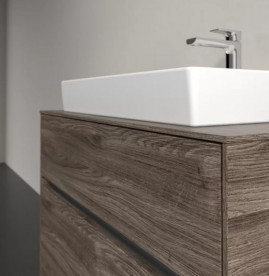 Тумба под раковину Villeroy & Boch Collaro 80х50 см ДСП каменный дуб C08000RK