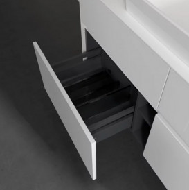 Тумба под раковину Villeroy & Boch Collaro 120х50 см МДФ глянцевый белый C08100DH