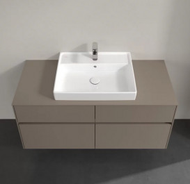 Тумба под раковину Villeroy & Boch Collaro 120х50 см ДСП трюфель серый C08100VG