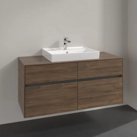 Тумба под раковину Villeroy & Boch Collaro 120х50 см ДСП дуб аризона C08100VH