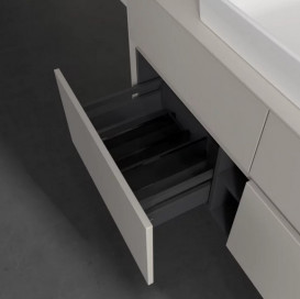 Тумба под раковину Villeroy & Boch Collaro 120х50 см ДСП мягкий серый C08100VK