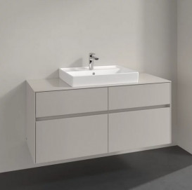 Тумба под раковину Villeroy & Boch Collaro 120х50 см ДСП мягкий серый C08100VK
