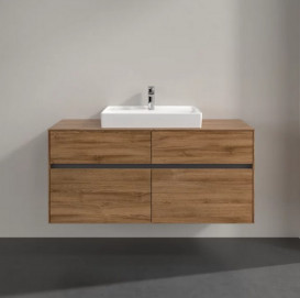 Тумба під раковину Villeroy & Boch Collaro 120х50 см ДСП дуб канзас C08100RH